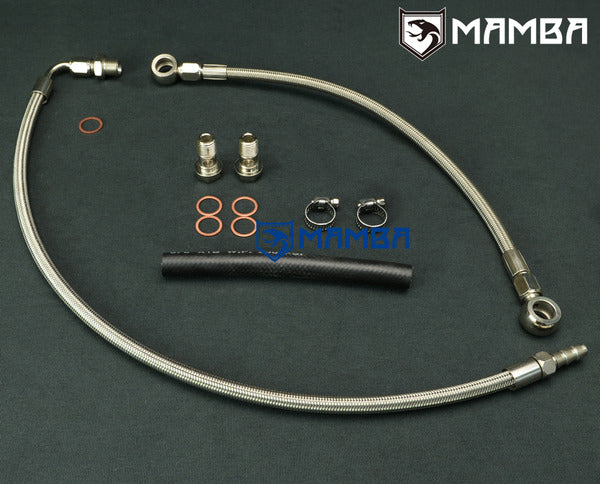 Mamba Turbocharger Water Line Kit For AUDI VW A4 A6 Passat 1.8T AEB ANB APU AWT K03-029