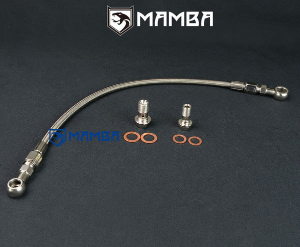 Mamba Turbocharger Oil Feed Line Kit for Mitsunishi Lancer EVO 1~9 TD05H / TD06 Turbocharger