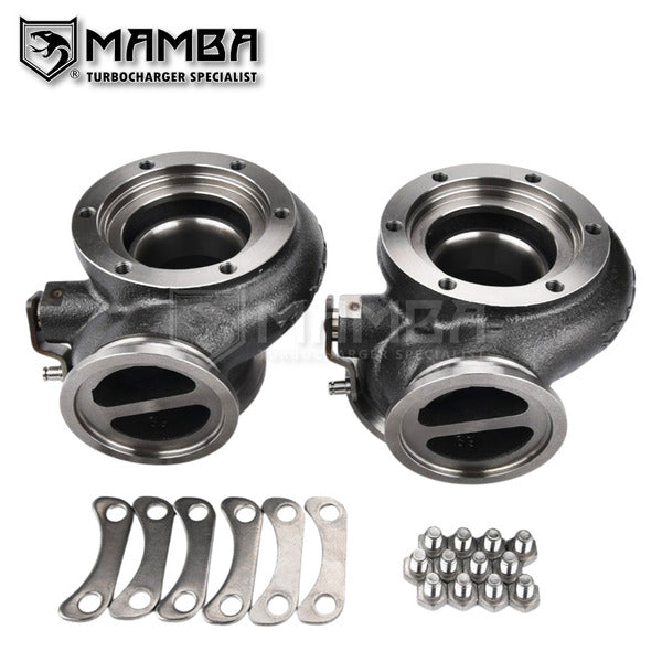 Mamba Twin Turbo Turbine Housing For BMW S63 Single Scroll GT28R Ball Bearing