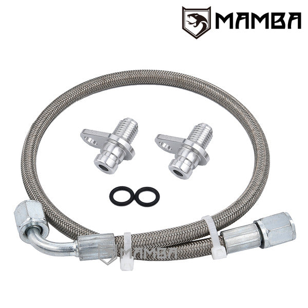Mamba PTFE Turbocharger Oil Feed Line For BMW MINI One 1.2L 1.5L B38 F55 F56 F57 F54 7617536