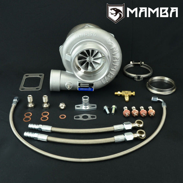 Mamba Gen II Ball Bearing Turbocharger / 4" A/R.70 GTX3584RS .82 T3 V-Band Hsg