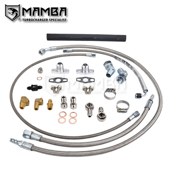 Mamba Turbocharger Oil Water Line Kit Ford Territory Ghia Garrett GT35/40R GT3582R GTX3584RS