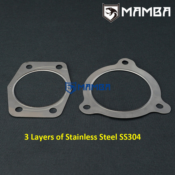 Mamba VOLVO S60 S70 S60R TD04HL K24 Angle Turbine Housing Exhaust Gasket Set