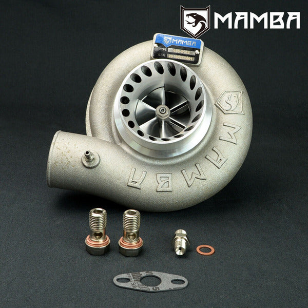 Mamba 9-6 Billet Turbocharger CHRA w/ 3" Anti Surge Cover TD05H-60-1 Oil & Water-Cooled