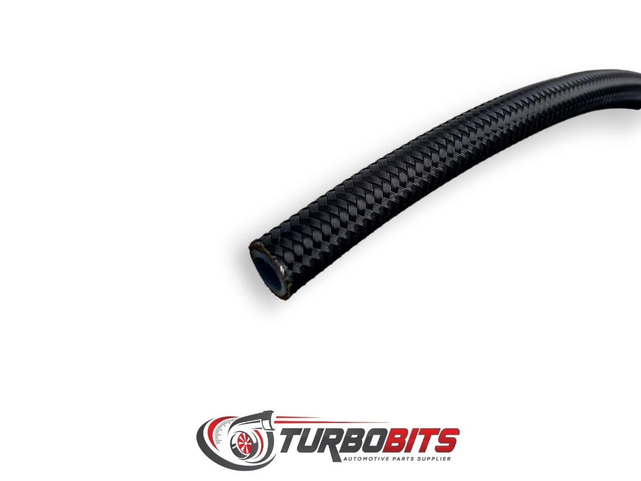 AN6 PTFE Hose Black Braided Line- 500mm Length - TBR Performance
