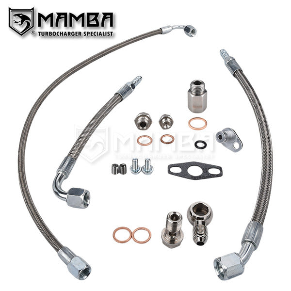 Mamba Turbocharger Oil & Water line For Mercedes Benz AMG A45 CLA45 M133 w/ GT28R GT30R