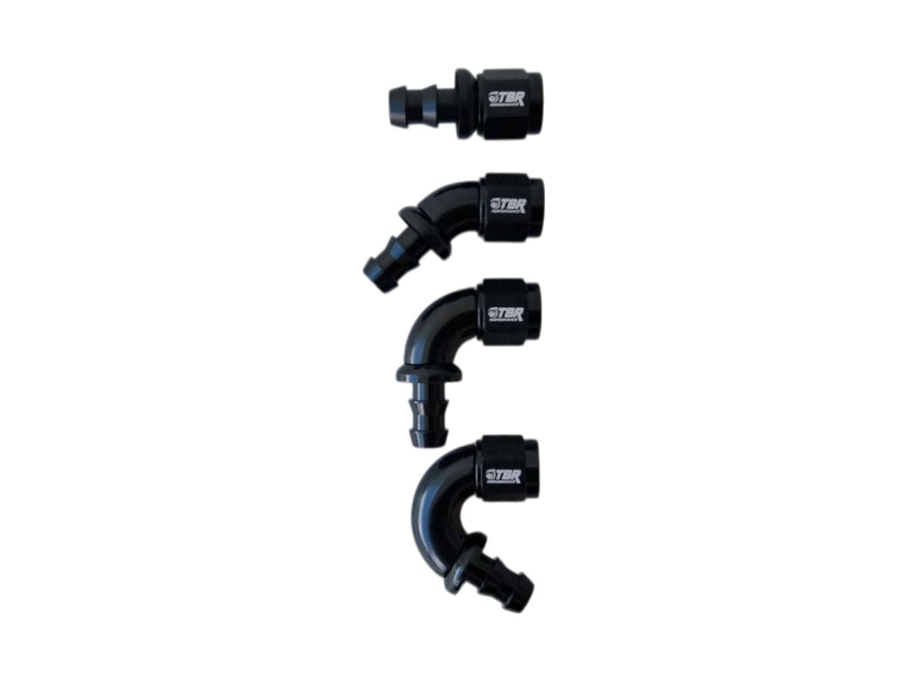 AN6 Push Lock Full Flow Fittings - TBR Performance