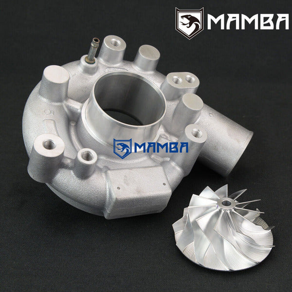 Mamba 2.2" A/R.57 4D34T TD05H-18G Turbocharger Compressor Housing + GTX Billet Wheel