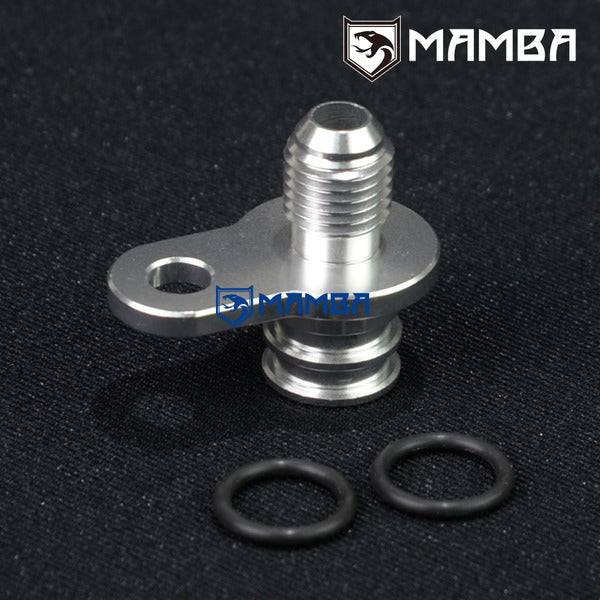 Mamba 4AN Turbocharger Oil Feed Supply Line Adapter Fitting For BMW N55 335i (Engine Side)