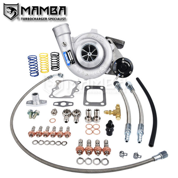 Mamba 7+7 Uni 2.25" A/R.60 GTX2867R Ball Bearing Turbocharger .42 T3 6 Bolt
