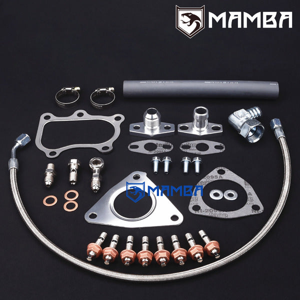 Mamba Turbocharger Install Line Kit For Nissan Navara D22 ZD30 3.0L HT12-19B HT12-19D