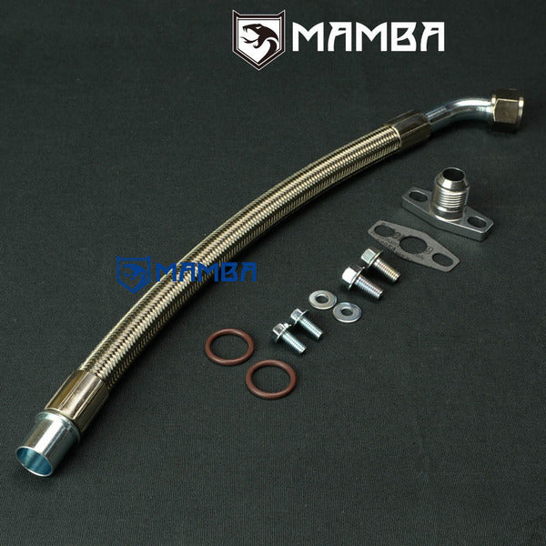 Mamba VOLVO 940 SE 2.3T PTFE TD04H-13C Turbocharger oil return drain hose line kit
