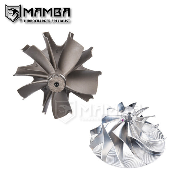 Mamba Upgrade Turbocharger Compressor Turbine wheel fits Chevy LLY/LBZ 6.6L GT3788VA 848212-1