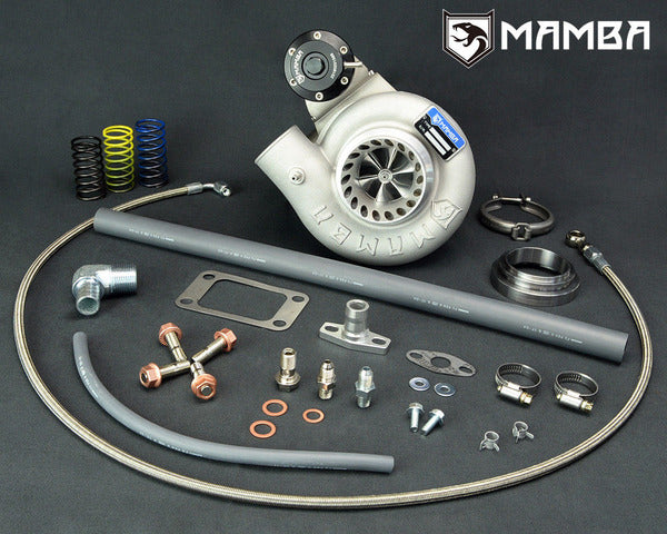 Mamba 12-6 Billet Oil-Cooled Turbocharger For Nissan TD42 GQ TD05H-18G 6cm T3 V-Band