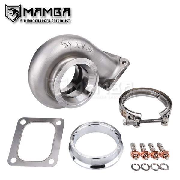 Mamba MGD SUS304 G40 GEN I II T4 to V-Band .85 Tubro Turbine Housing (70/77/EWG)
