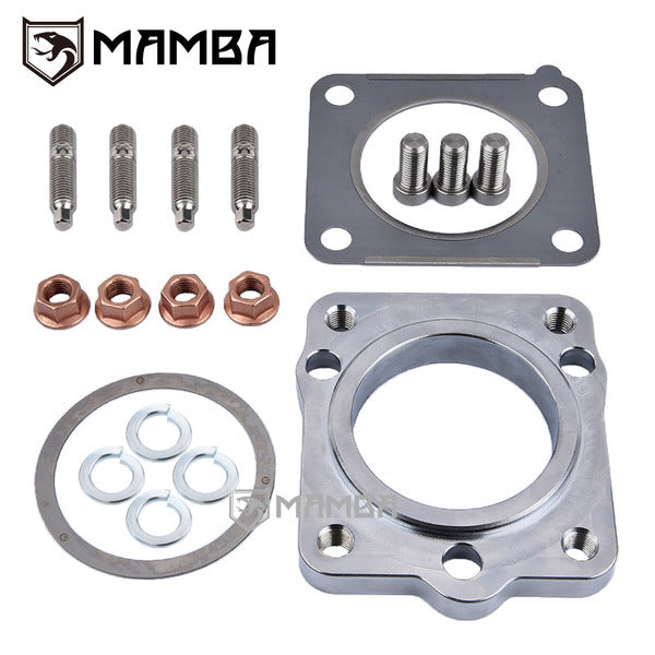 Mamba Turbocharger Flange Adapter Kit for Toyota Land Cruiser 75 79 80 105 1HZ Manifold CT26
