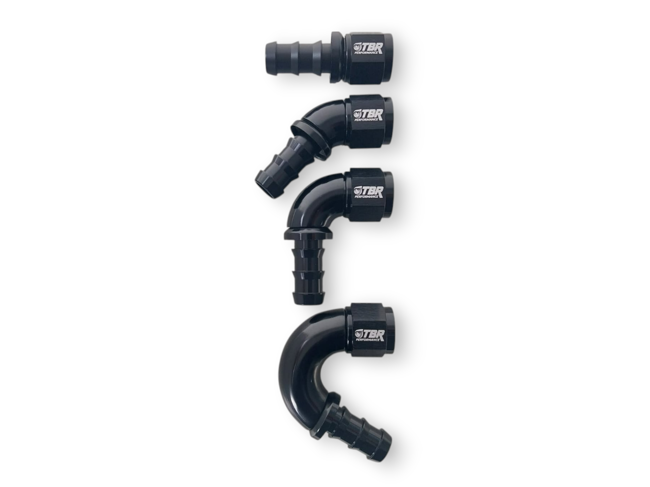 AN10 Push Lock Full Flow Fittings - TBR Performance