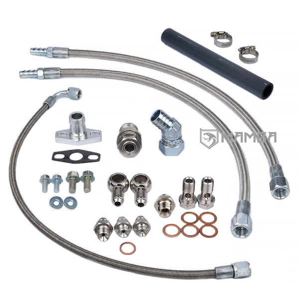 Mamba Turbocharger Oil & Water Line For OPEL Z20LET w/ BorgWarner EFR Ball Bearing