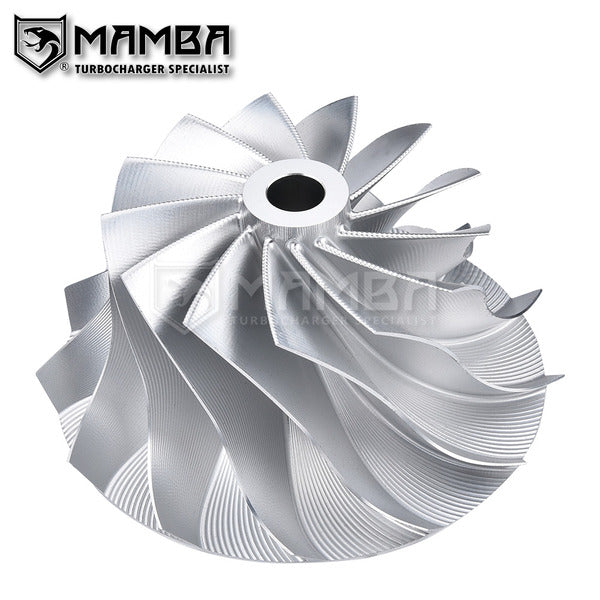 Mamba Billet Turbocharger Compressor Wheel for BorgWarner S400 (67.7/91.3/13+0/Point Milling)