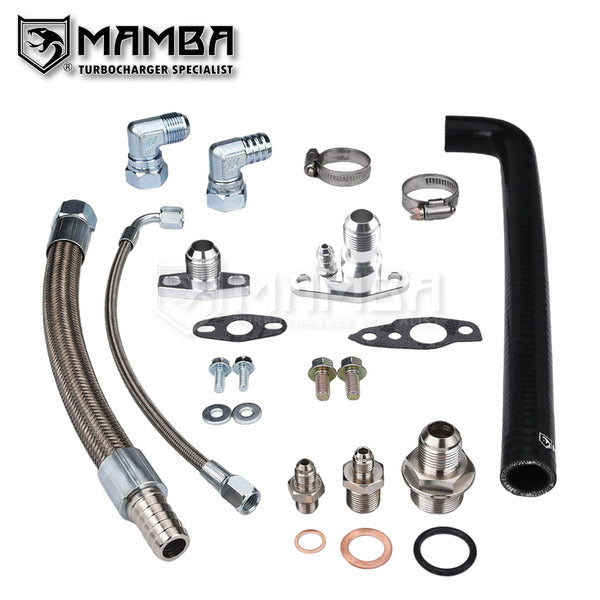 Mamba TOYOTA 3S-GTE 3SGTE Rev 1 & 2 MR2 with CT26 Turbocharger Oil Feed & Return Line Kit