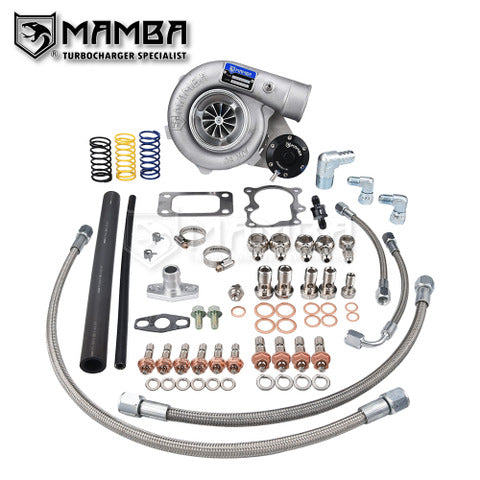 Mamba Ball Bearing Turbocharger Nissan TD42 GU 3" GTX2860RS .42 Bolt-on Hsg
