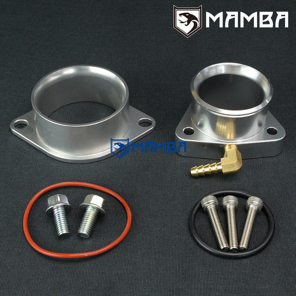 Mamba Turbocharger Compressor Inlet + Outlet Flange Adapter For Nissan 300ZX Z31 Z32 VG30DETT