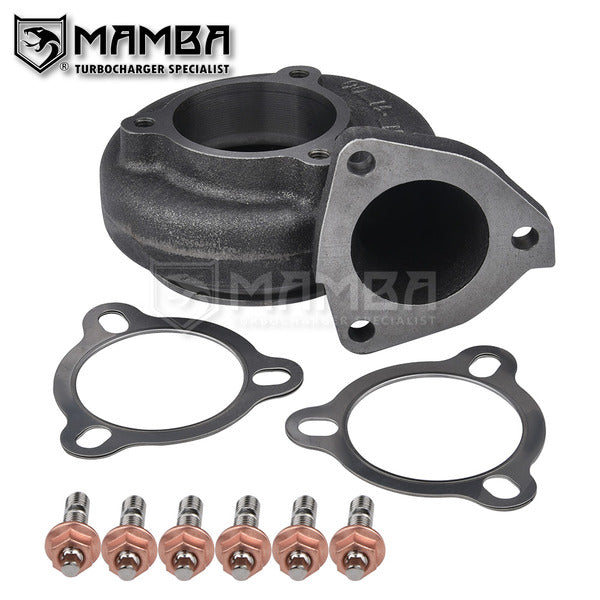 Mamba Turbocharger Turbine Housing GREDDY TD06SL2 T67 8cm 3 Bolt Triangle In and Out