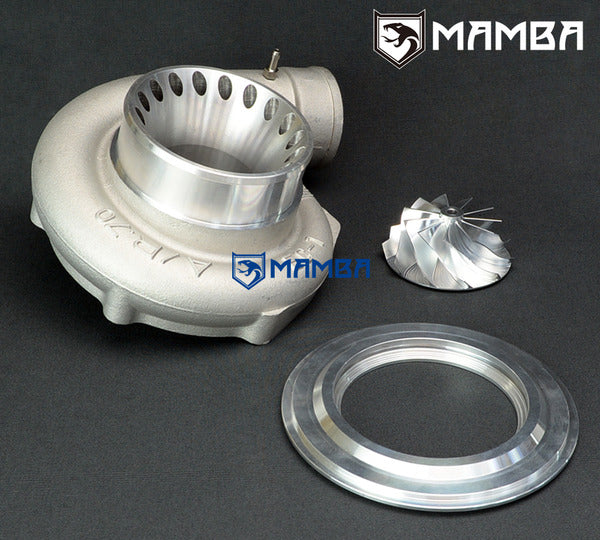 Mamba Garrett GT3576R GTX3576R 4" Turbocharger Compressor Housing + GTX Wheel + Back Plate