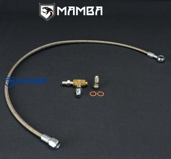 Mamba 05~10 TOYOTA Scion tC w/ Mitsubishi Greddy TD05H-18G Turbocharger oil feed line