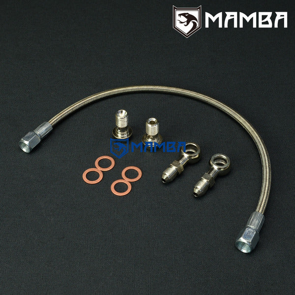 Mamba Turbocharger Oil Feed Line Kit For Nissan MR16DDT TF035 TD04L TIIDA JUKE PULSAR