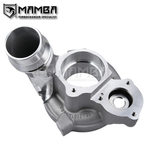 Mamba BMW N55 .65 GTX3076R Turbo Compressor Housing (Fits Mechanic Wastegate Actuator)