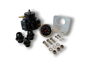 Billet Aluminum Bypass Fuel Pressure Regulator with AN6*1 AN8*2 Fittings