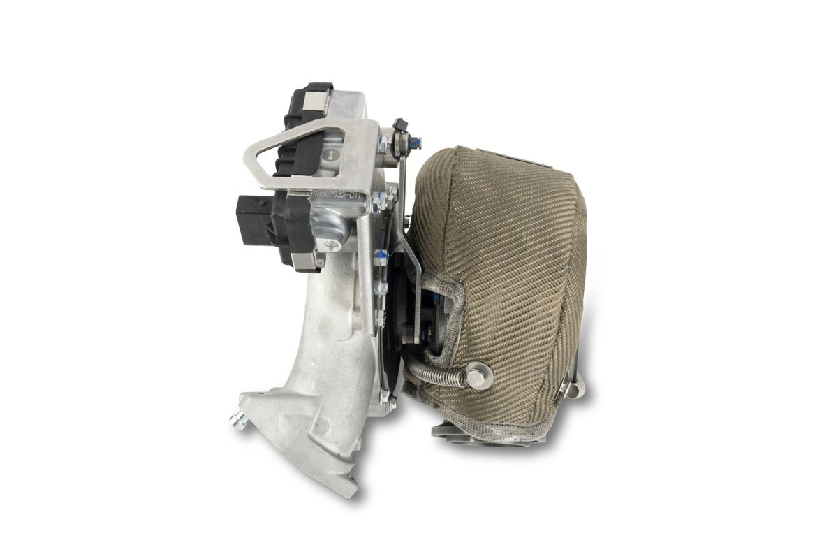 Manufacturer fitted example in Titanium finish. Turbocharger not included.