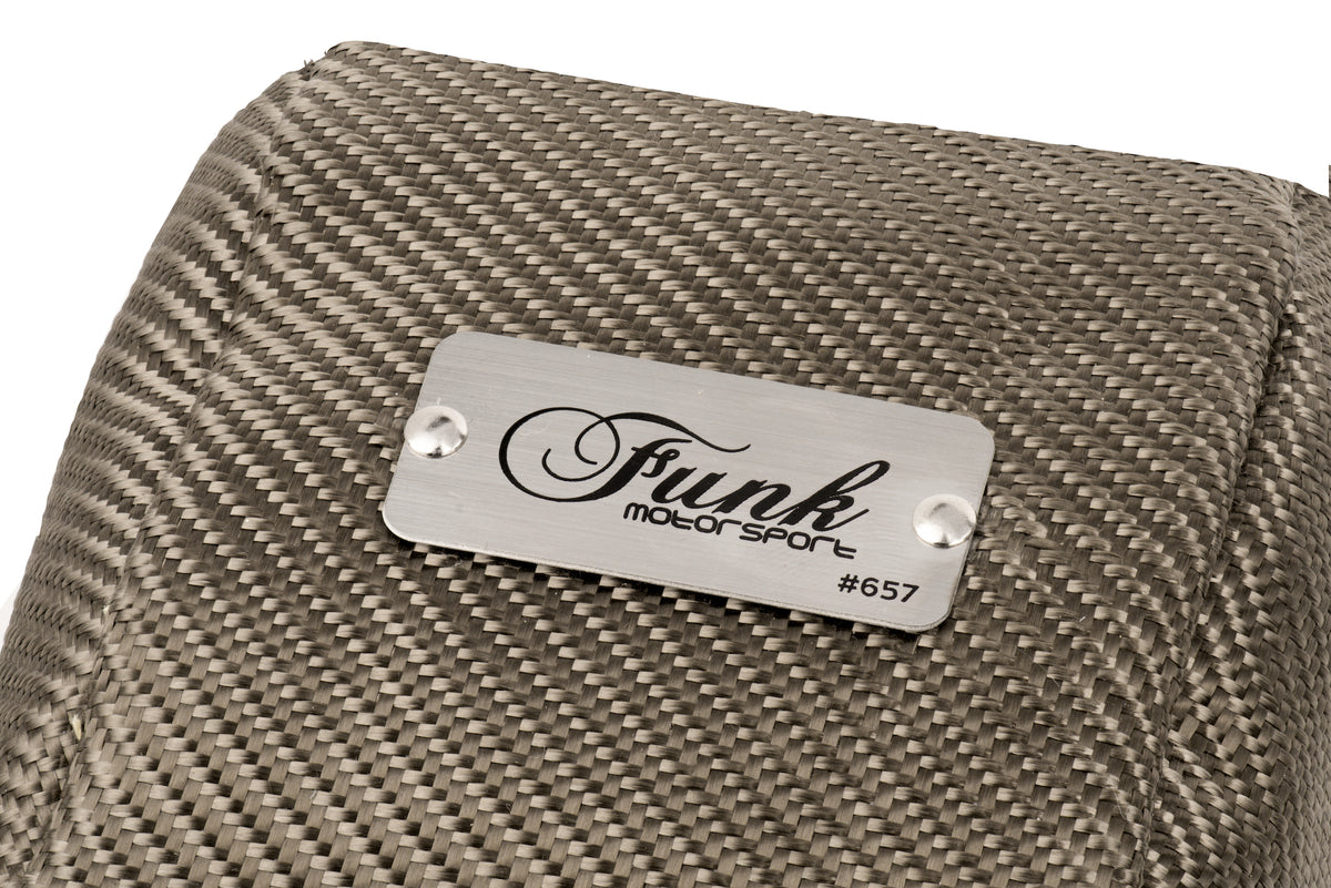 Titanium finish detail shown for illustration. Blanket shape varies by application.