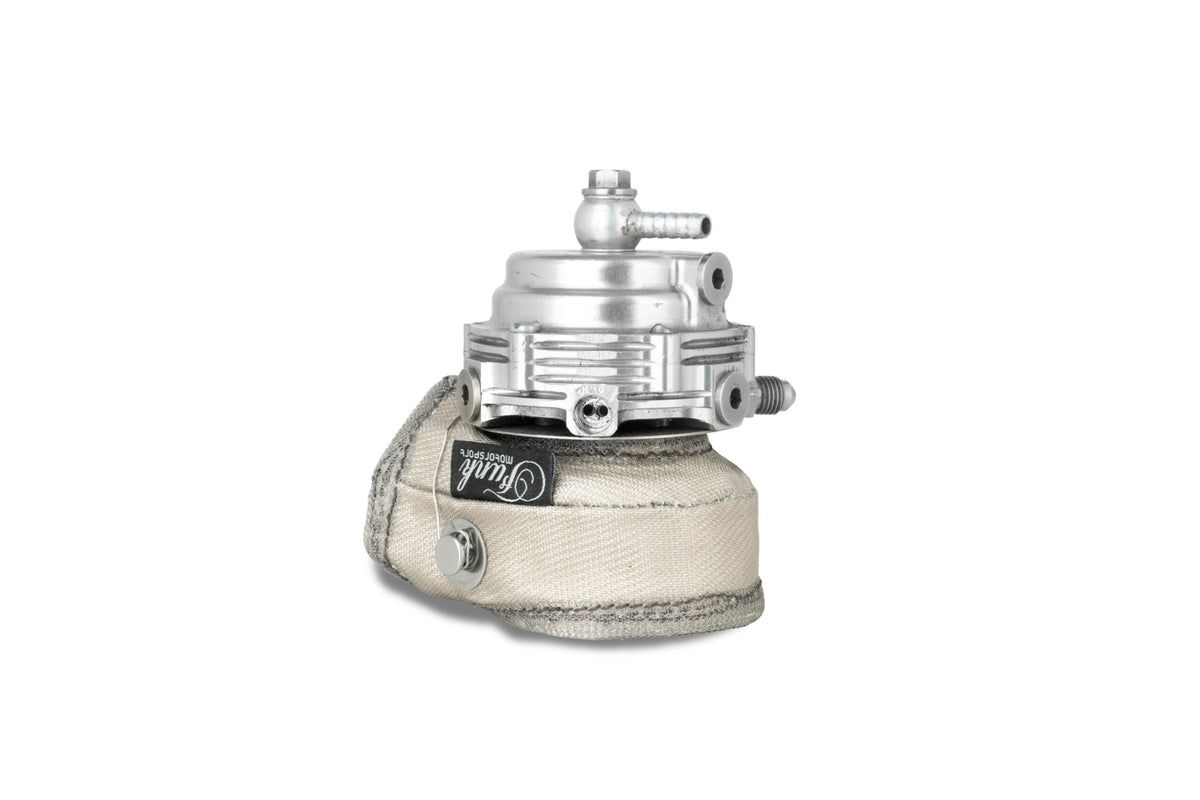 Inside Out wastegate-blanket fitted example. Wastegate not included; blanket size varies by selected SKU.