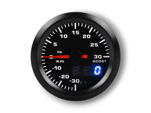 Boost Gauge 52mm Dual Display - Electronic - Multi Color