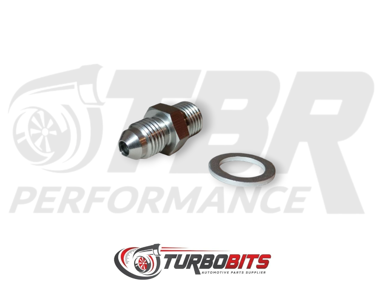 AN4 Oil feed fitting for Journal bearing turbo