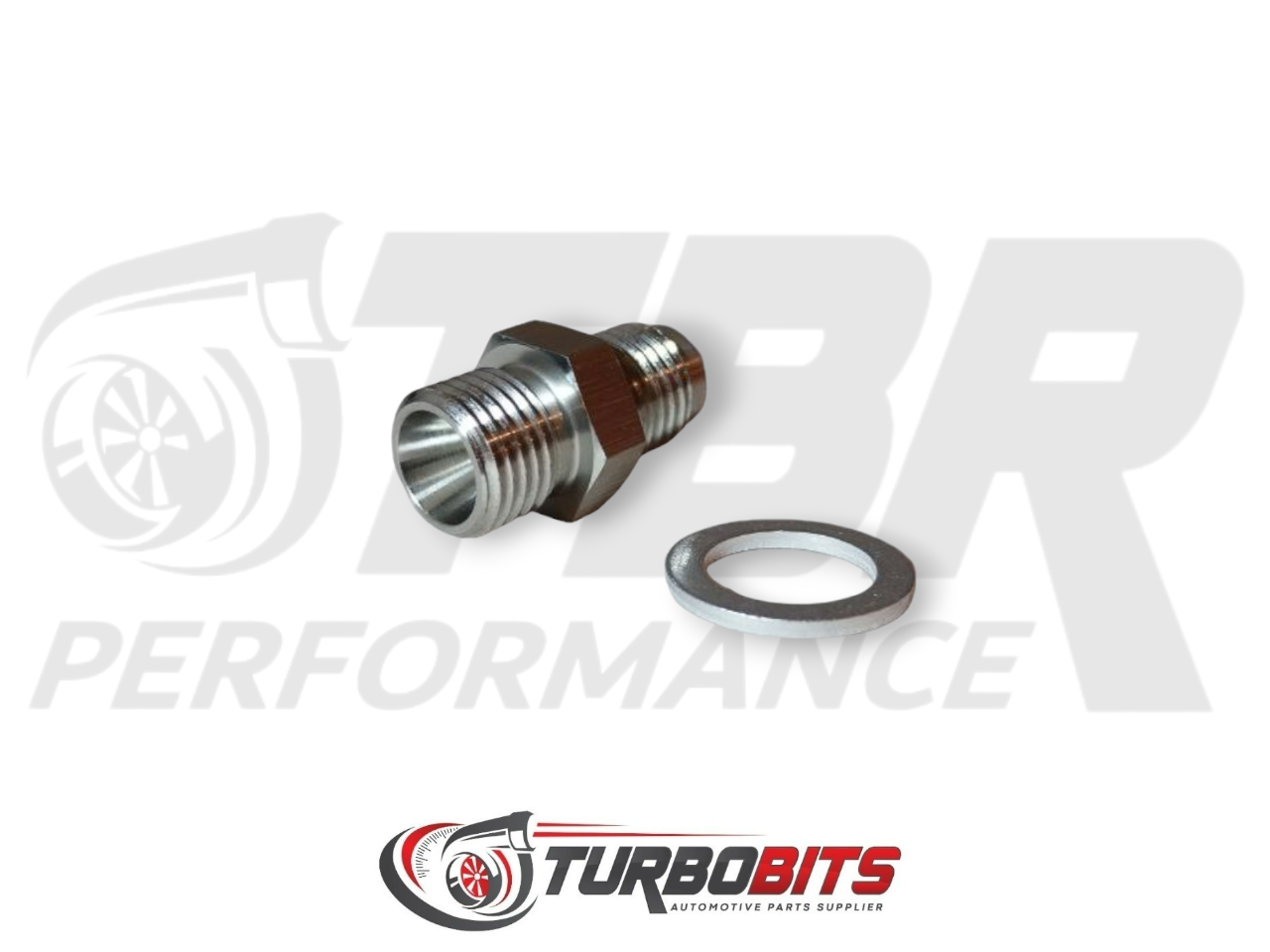 AN4 Oil feed fitting for Journal bearing turbo