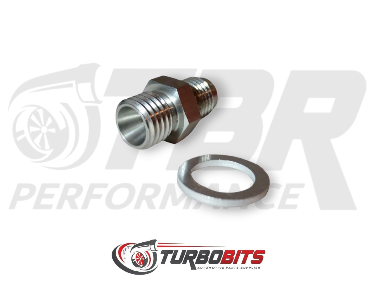 AN4 Oil feed fitting for Journal bearing turbo