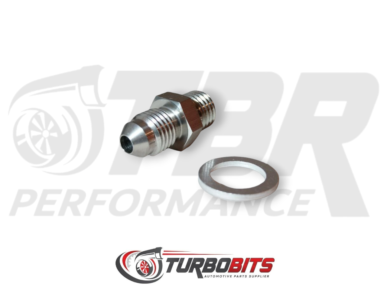 AN4 Oil feed fitting for Journal bearing turbo