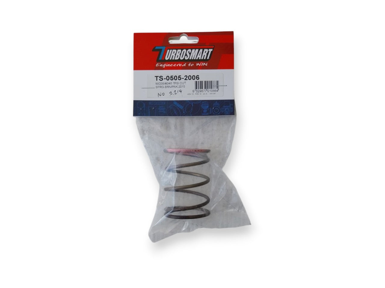 Turbosmart Gen4 IWG/WG38/40/45/50L 7PSI Outer Spring - Brown / Pink × 1