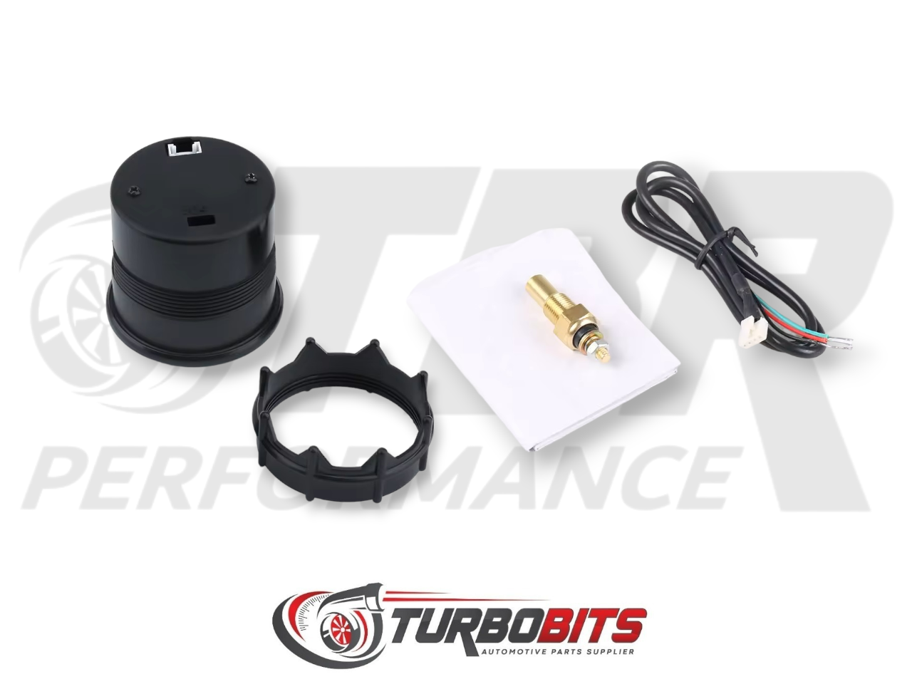 Water Temp Gauge (40-140C) 52mm Single Display - Electronic - Multi Color