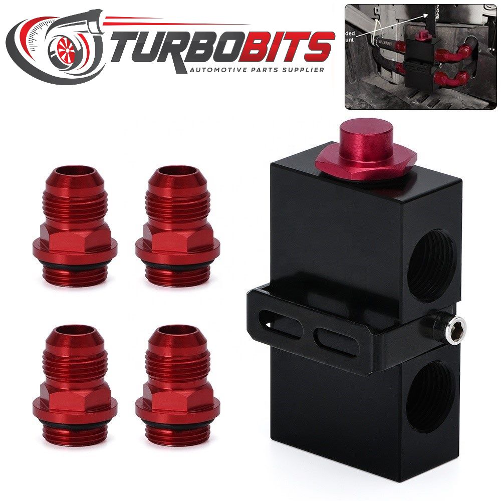 Oil Cooler In-Line Oil Thermostat AN10