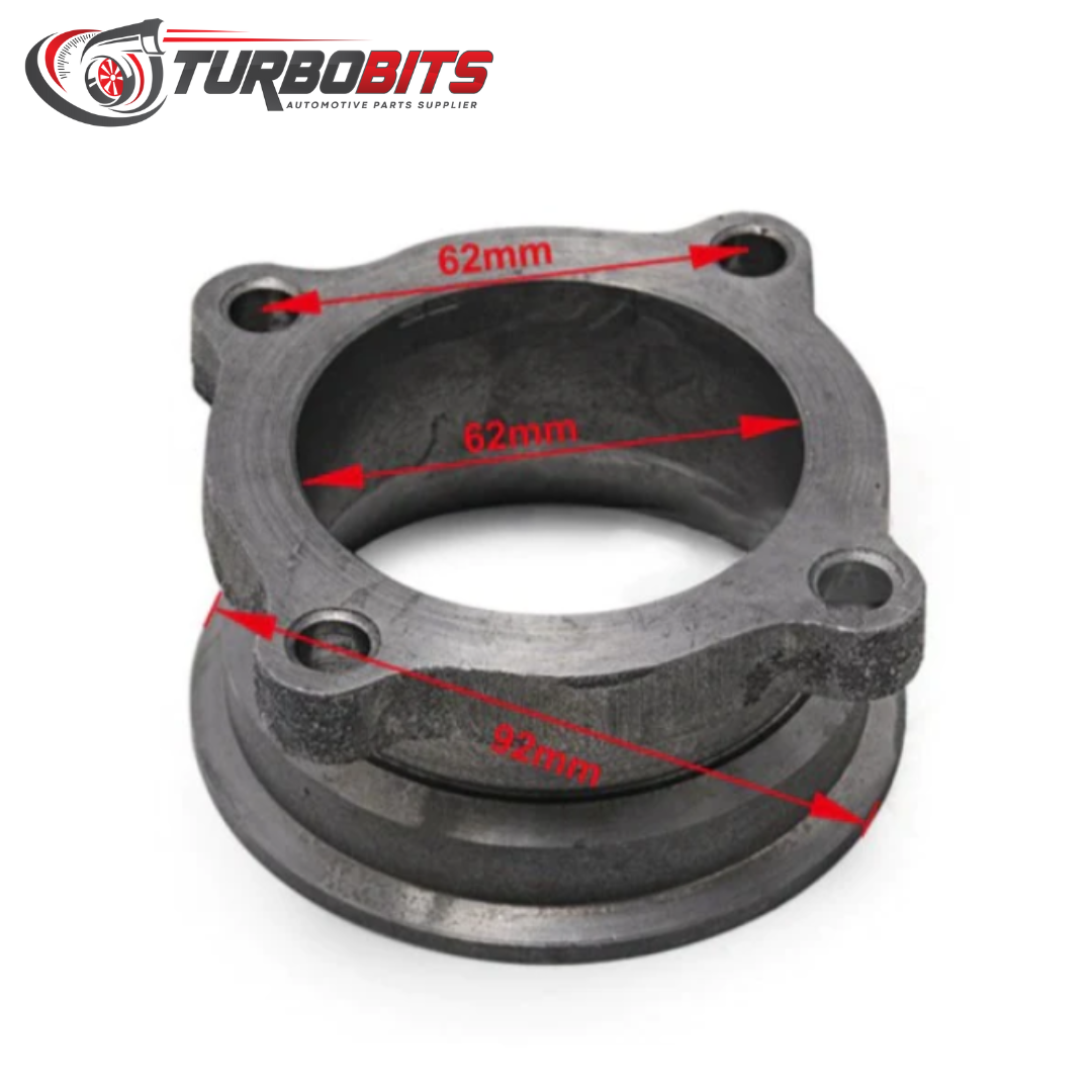 GT30 / GT35 4 bolt flange to V-Band Dump pipe adaptor