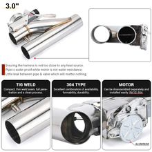 Load image into Gallery viewer, 3&quot; 76mm Stainless Steel Pipe Exhaust Cut Out Kit
