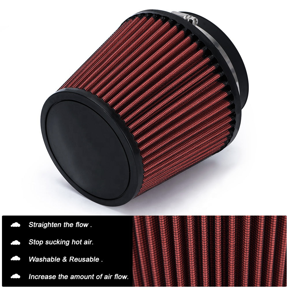 High Flow 4" 100mm Air Filter Universal Pod Filter