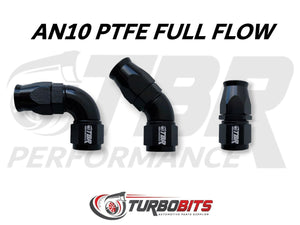 AN10 PTFE Full Flow Fitting - TBR Performance
