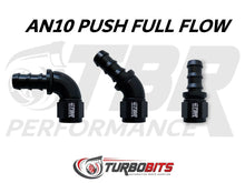Load image into Gallery viewer, AN10 Push Lock Full Flow Fitting - TBR Performance
