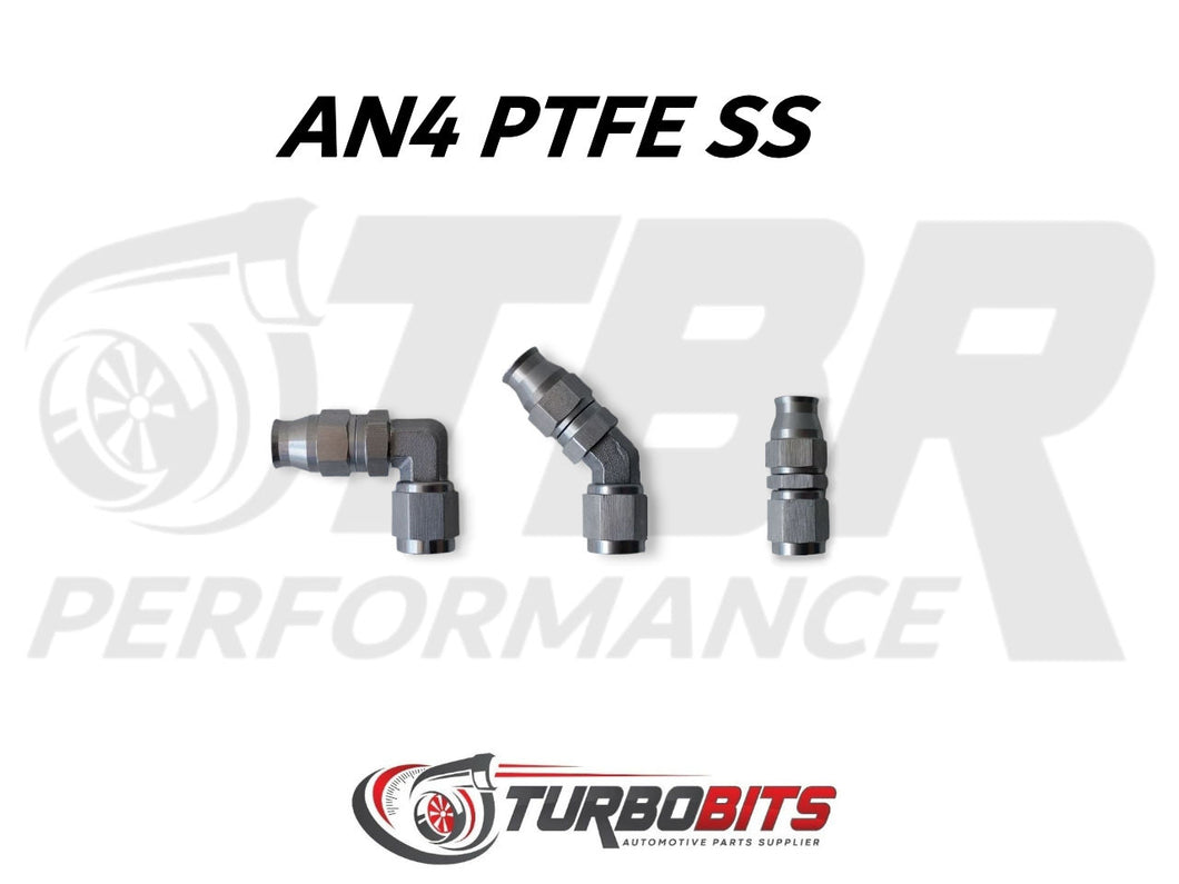 Raccord en acier inoxydable AN4 PTFE - Performance TBR