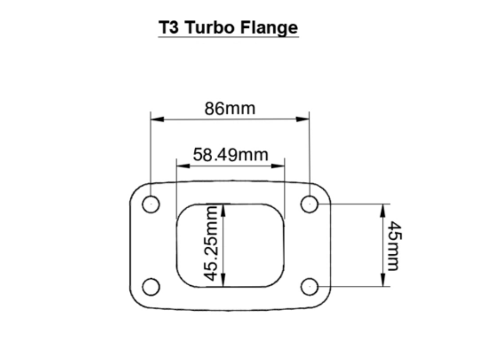 Turbo Flange Wastegate Adapter - Multiple Sizes